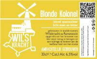 etiket blonde kolonel